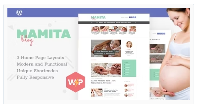 Mamita | Pregnancy & Maternity Cinique Blog WordPress Theme