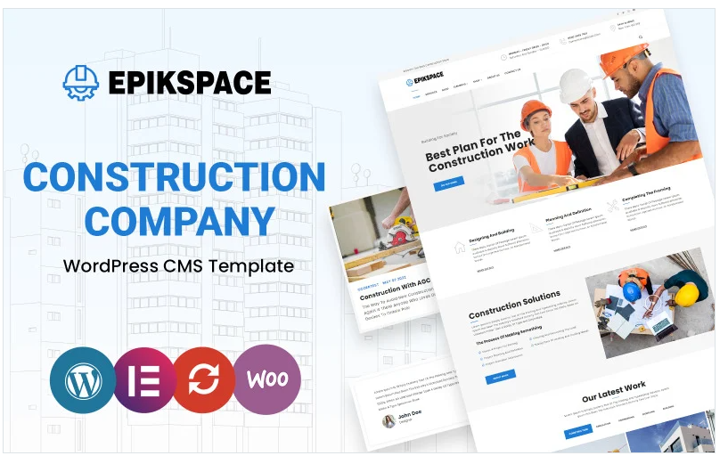 Epikspace - Industry and Construction WordPress Theme