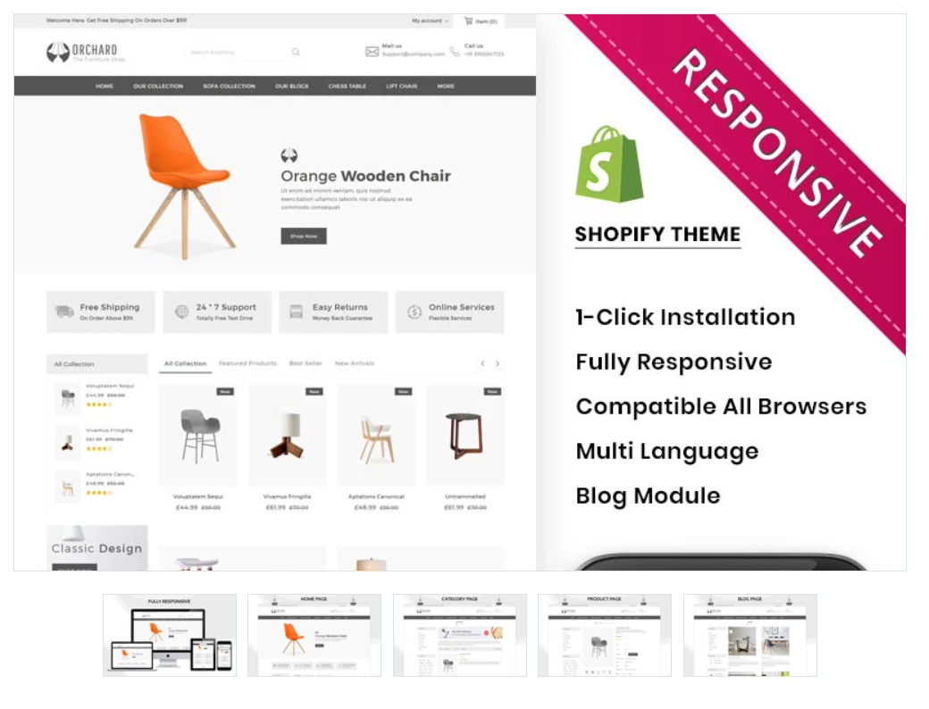Orchard - The Furniture Store Responsive Shopify Theme