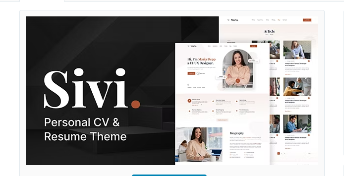 Sivi - Personal CV/Resume Theme 1.1