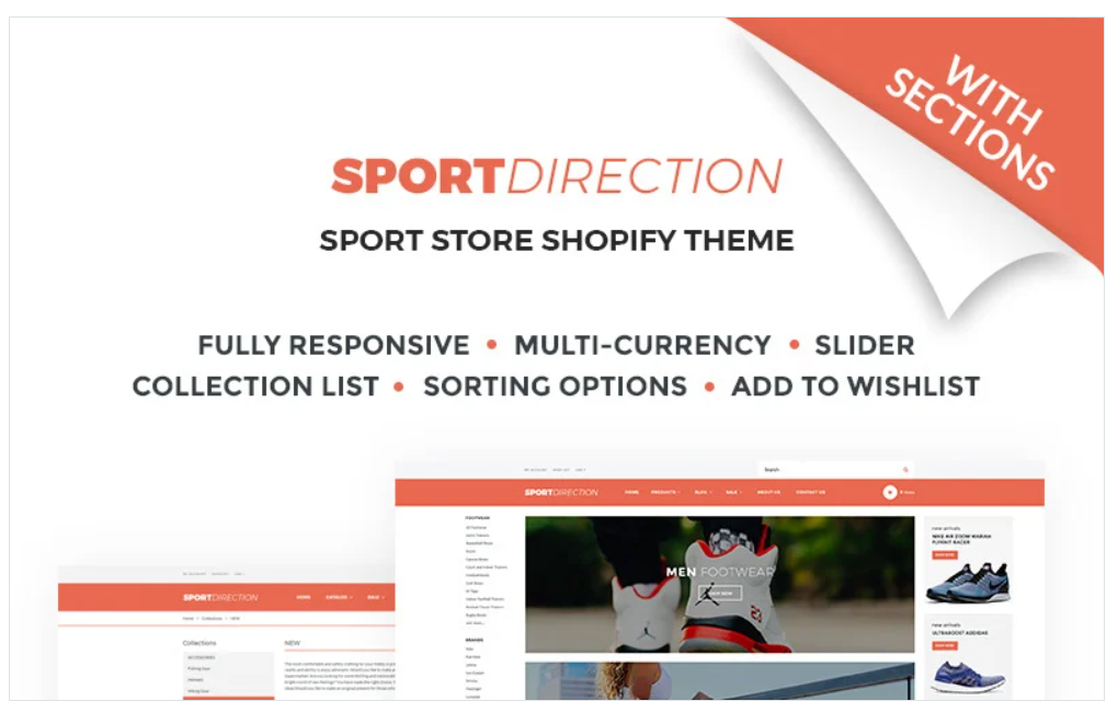 Sport Direction - Sports Store Shopify Theme