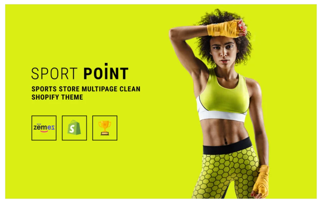 Sport Point - Sports Store Multipage Clean Shopify Theme