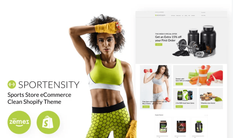 Sportensity - Sports Store eCommerce Clean Shopify Theme