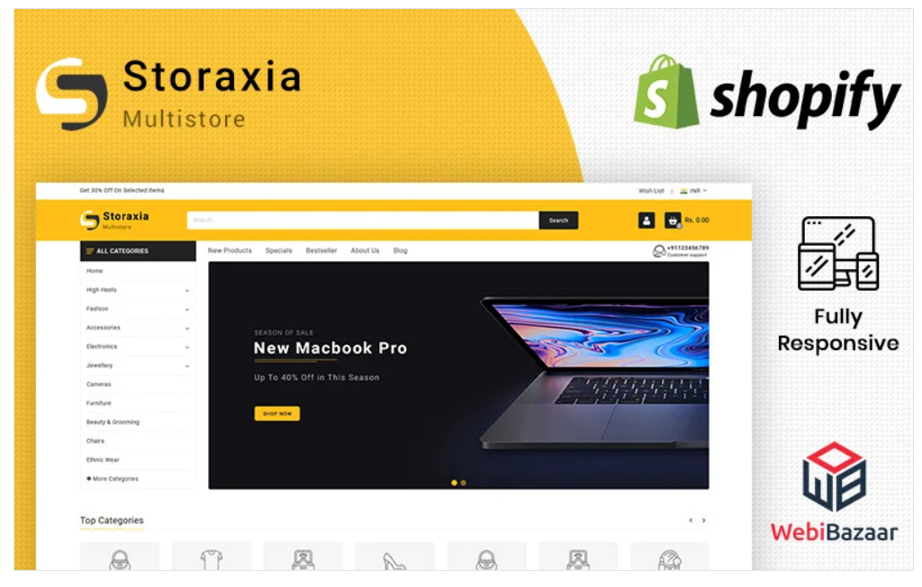 Storaxia - Multipurpose Shopify Theme