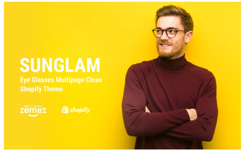 Sunglam - Eye Glasses Multipage Clean Shopify Theme