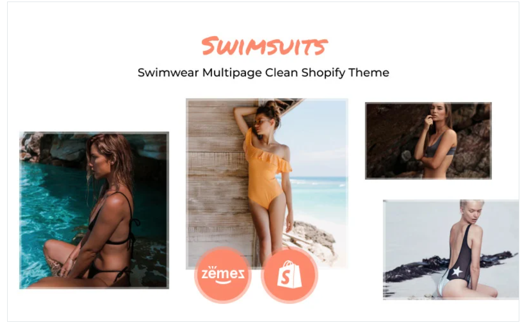 Swimsuits - Swimwear Multipage Clean Shopify Theme