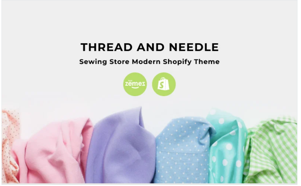 Thread And Needle - Sewing Store Modern Shopify Theme