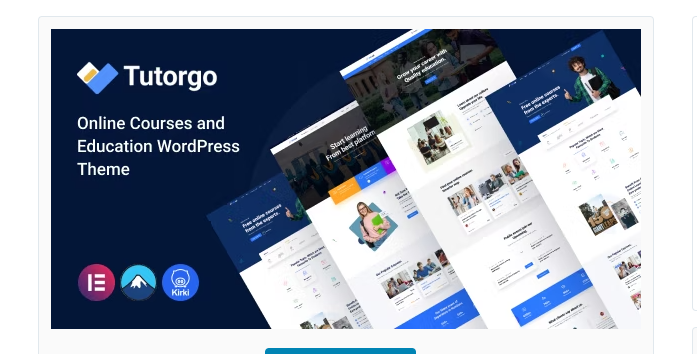 Tutorgo Online Training Education WordPress Theme 1.0.2